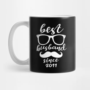 'Best Husband Since 2011' Sweet Wedding Anniversary Gift Mug